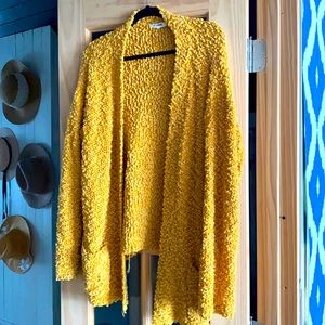 Yellow Popcorn Sweater